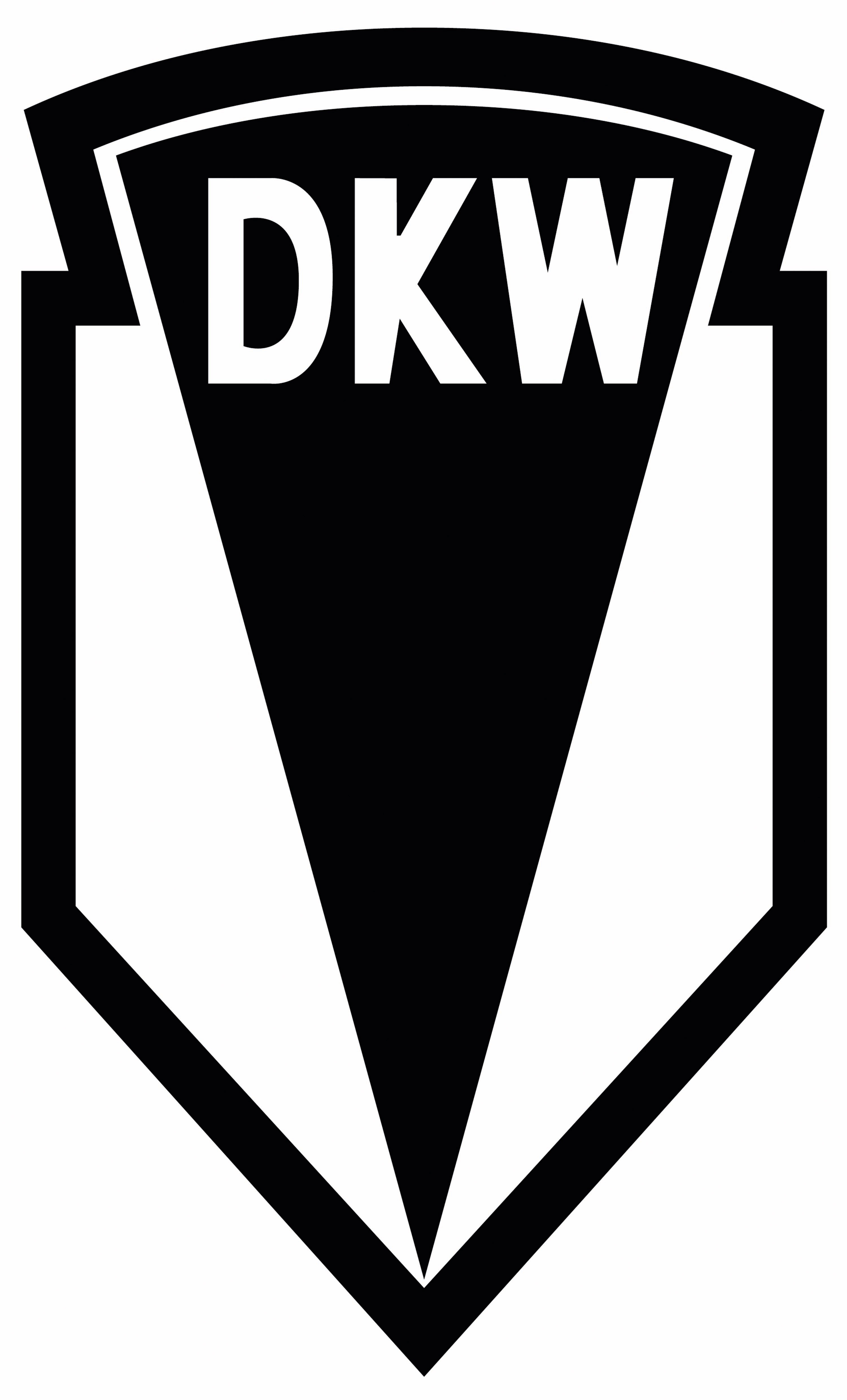 Black Triangle Car Logo - Logo DKW 1907 | MOTORCYCLES - LOGOS | Cars, Motorcycle logo, Logos