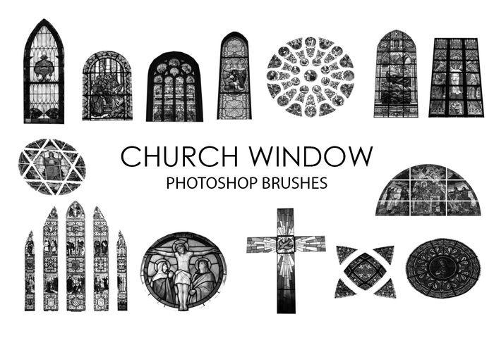Church Window Logo - Free Church Window Photoshop Brushes - Free Photoshop Brushes at ...