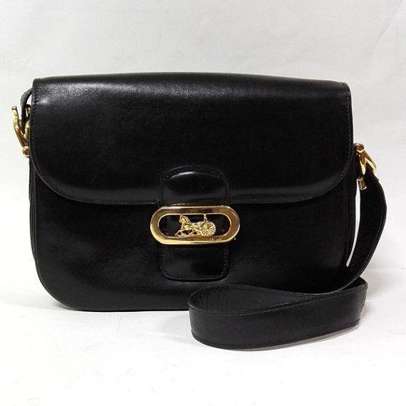 Celine Vintage Logo - 574 Vintage CELINE Iconic Sulky Logo Black by CharmOfVintage ...