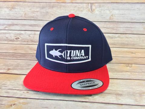 Red White and Blue Company Logo - Tuna & Company Red White & Blue Snapback