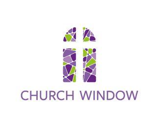 Church Window Logo - Church window Designed
