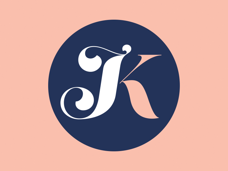 Jk Logo - JK Monogram | Logos | Pinterest | Logo design, Monogram and ...
