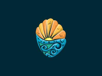 Sea Shell Logo - Sea Shell Logo by ImmooDesign | Dribbble | Dribbble