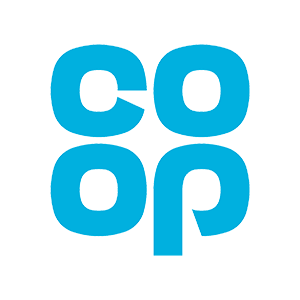Blue and White Logo - Co Op Blue Logo On White
