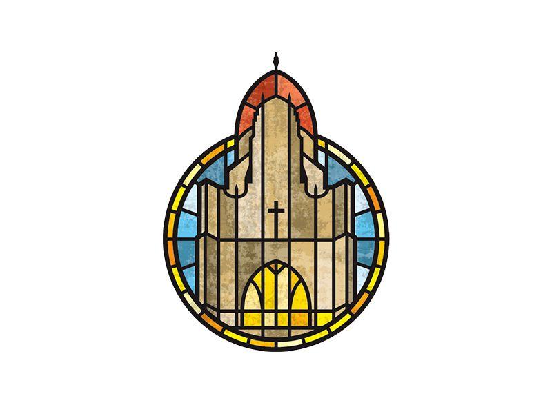 Church Window Logo - Dundee Presbyterian Church Logo by Nate Perry | Dribbble | Dribbble