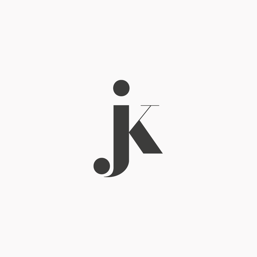 Jk Logo - Typography. Logo design, Logos, Typography logo