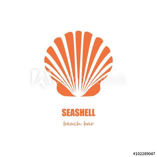 Sea Shell Logo - Seashell beach bar company logo this stock vector and explore