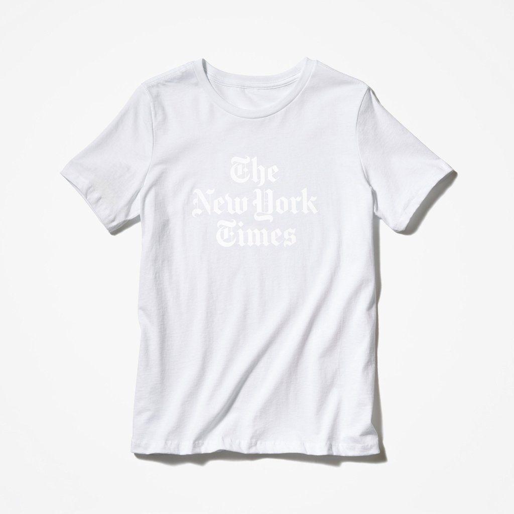 Women Black and White Logo - New York Times Women's Shirt – NYTStore