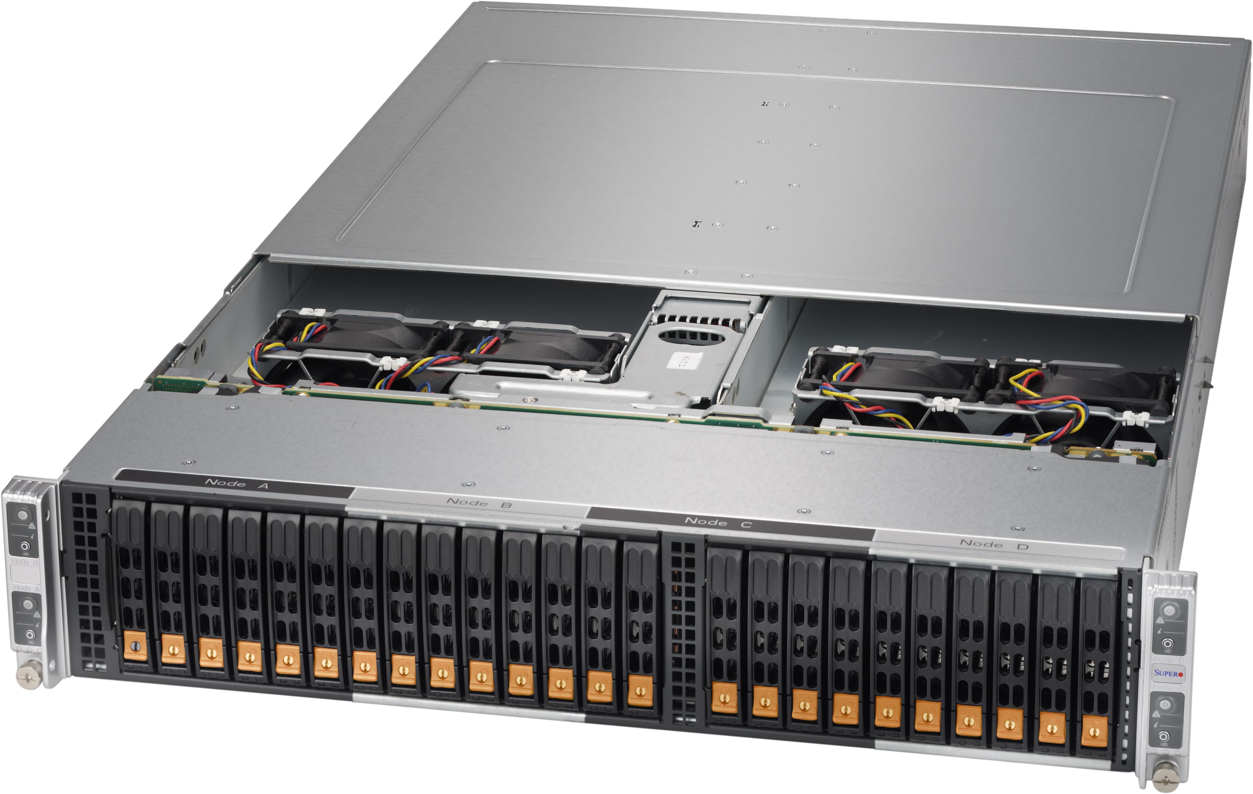2U Server Logo - Supermicro BigTwin NVMe Review: The 2U 4-node NVMe chassis you have ...