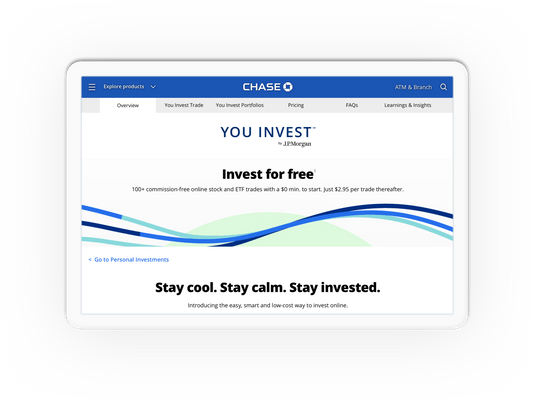 Invest App Logo - JPMorgan Chase app will allow investors to trade – for free