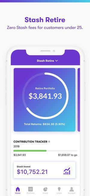 Invest App Logo - Stash: Invest. Learn. Save. on the App Store