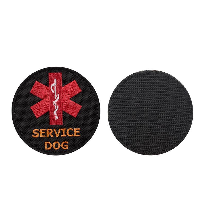 Sewing Red Cross Logo - Medical Red Cross Embroidery Patch Service Dog Embroidered