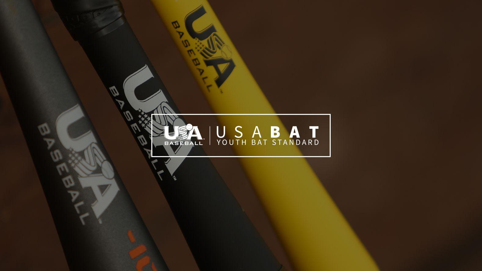 Baseball and Baseball Bat Logo - About USABat | USA Baseball