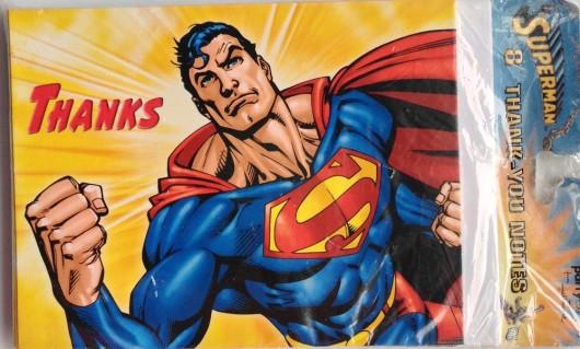 Thank You Superman Logo - Superman Returns Thank You Notes (8 Ct)