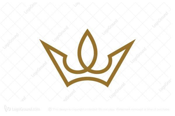 Crown Logo - Unique Simple Crown Logo