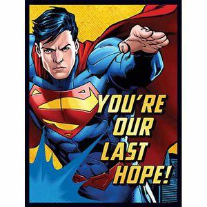 Thank You Superman Logo - SUPERMAN INVITATIONS and THANK YOU NOTES ~ Birthday Party Supplies ...