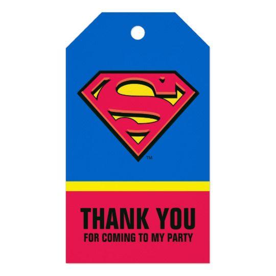 Thank You Superman Logo - DC Comics. Superman. Classic Logo Gift Tags