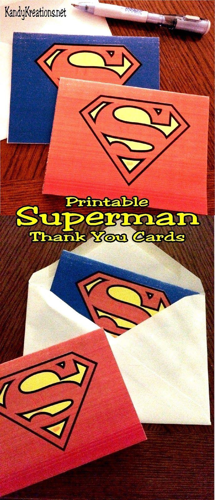 Thank You Superman Logo - Get your kids to stop and write a thank you note with these fun ...