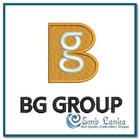 BG Group Logo - BG Group Logo Embroidery Design | Emblanka.com