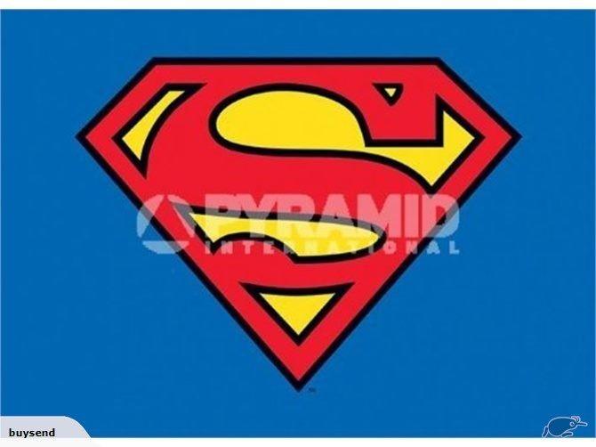 Thank You Superman Logo - Postcard Logo x 15cm Dc