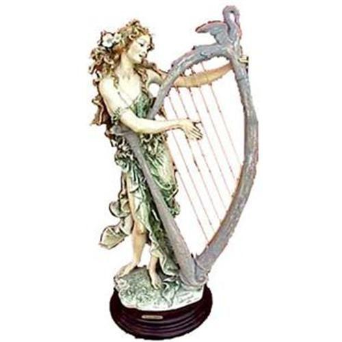 Woman Harp Logo - Armani HARP GIRL Porcelain Sculpture Woman Lady