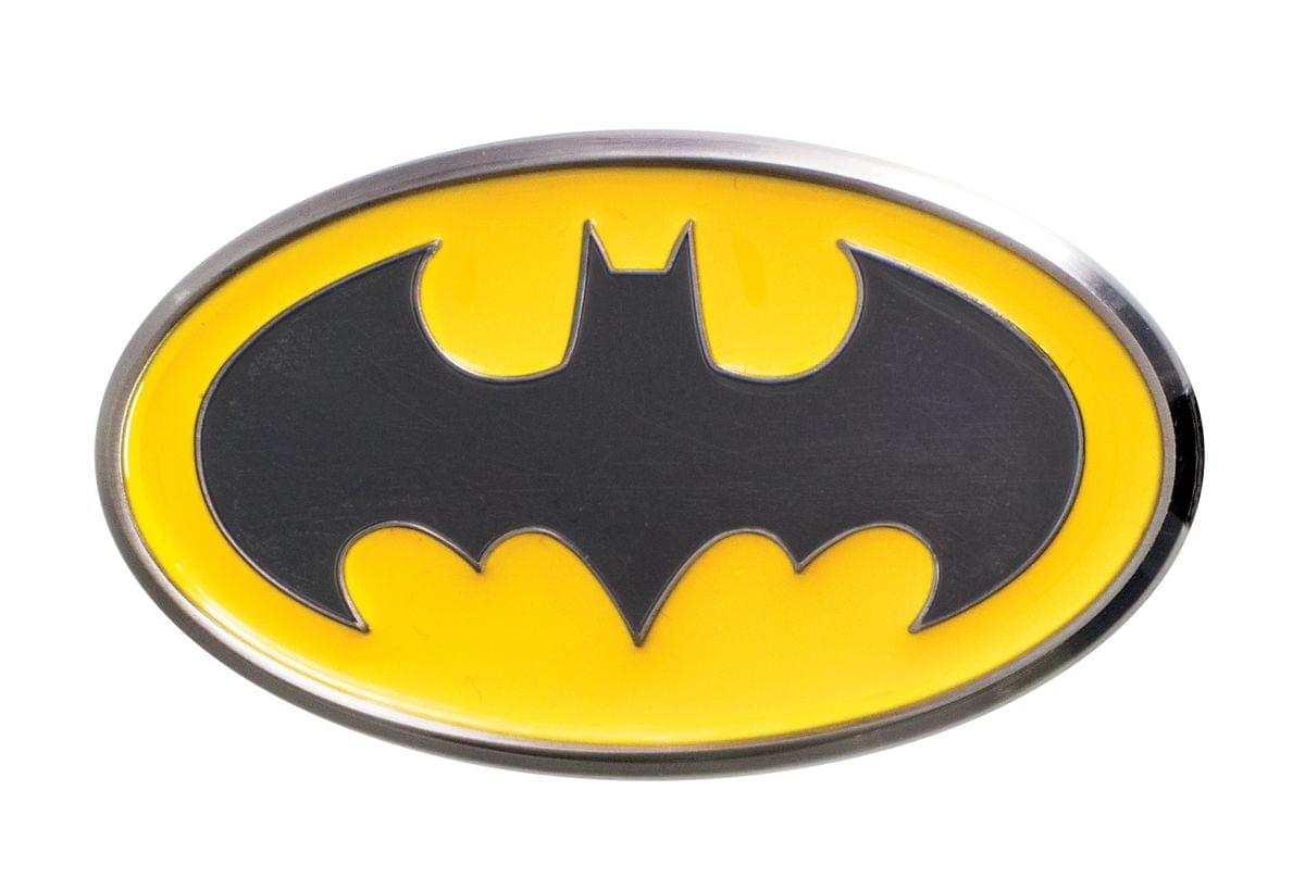 Yellow Colored Logo - Batman Logo Colored 1 Pewter Lapel Pin: Yellow 696552529962