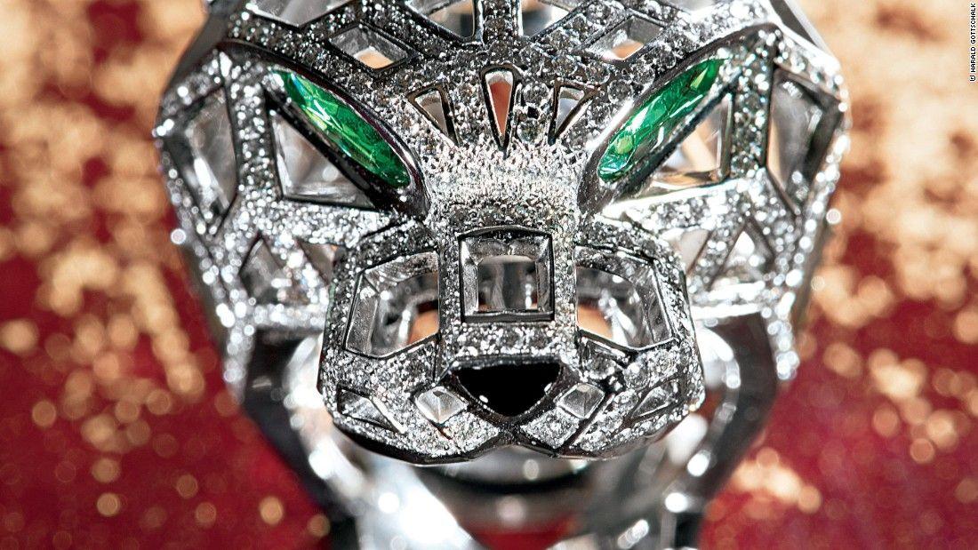 Cartier Panther Logo - The opulent allure of Cartier's bejeweled panther - CNN Style
