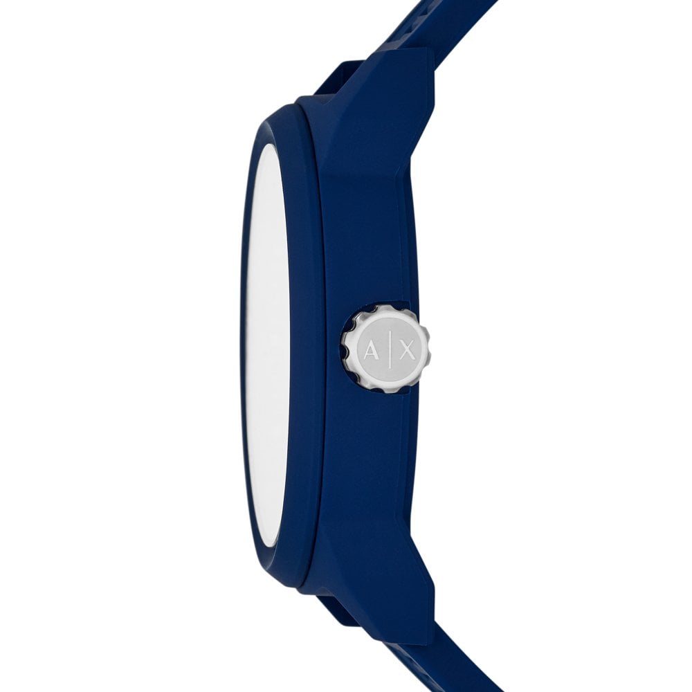 Blue and White Logo - Armani Watch Blue & White Logo from Browns Family Jewellers