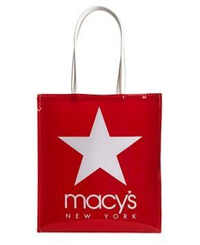 Macy's Red Star Logo - Macy's Handbag, Star Logo Lunch Tote | Shopping bags | Star logo ...