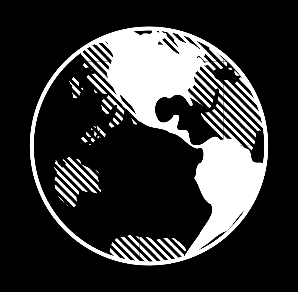 Black and White Earth Logo - Free Earth Black And White, Download Free Clip Art, Free Clip Art