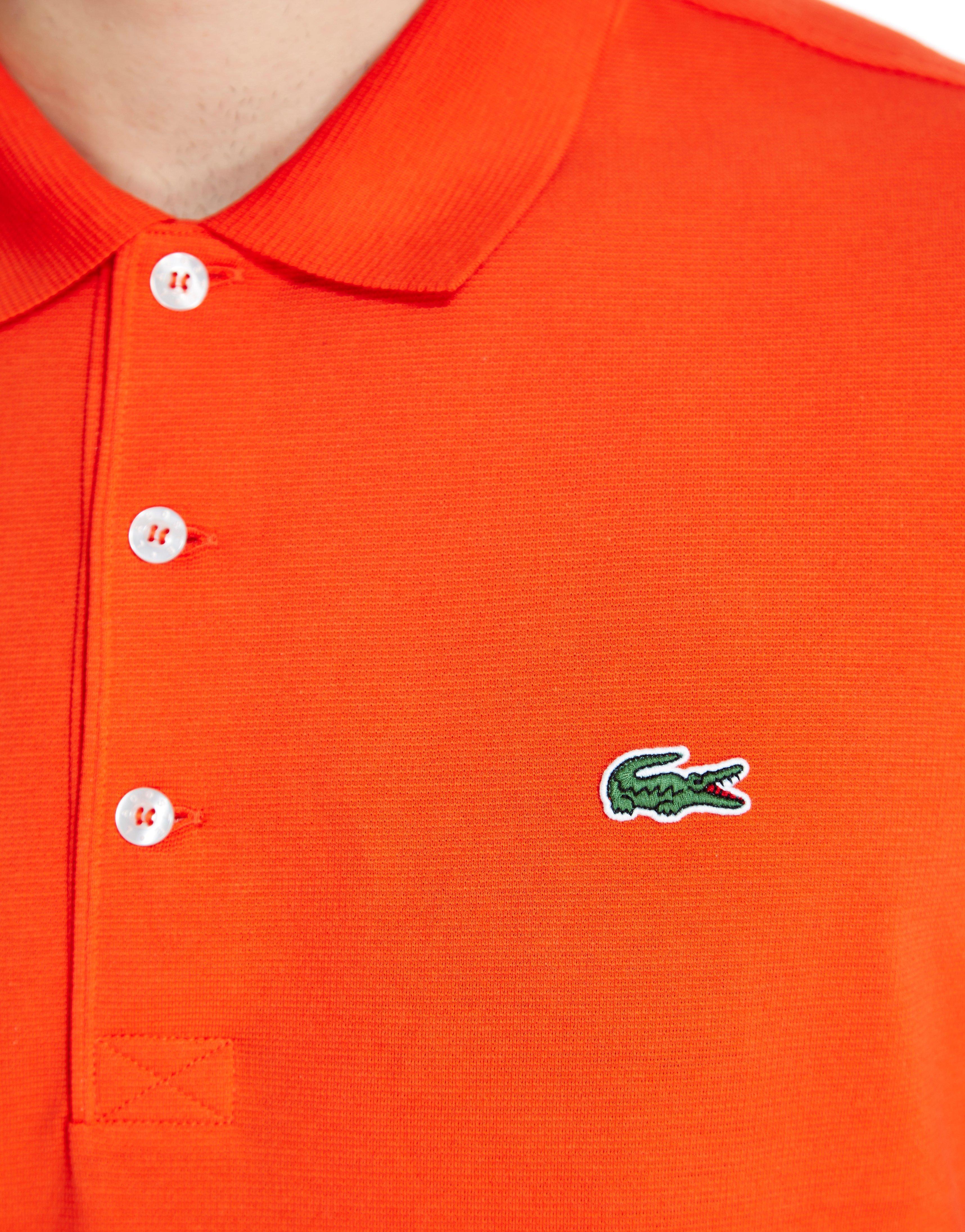 Alligator Polo Shirts with Logo - Lacoste Alligator Polo Shirt in Red for Men - Lyst