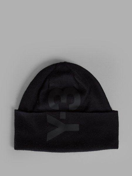 Black Y Logo - For Men Black Y-3 Hats Logo Beanie - For Men Have Great For Gift ...