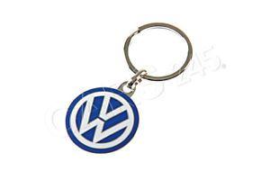 Blue and White Logo - Genuine VW Blue & White Logo Keyring Key Chain Ring 2.5cm 000087010 ...
