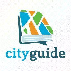 Guide Map Logo - Exclusive Customizable Logo For Sale: City Guide by Mistershot #logo ...