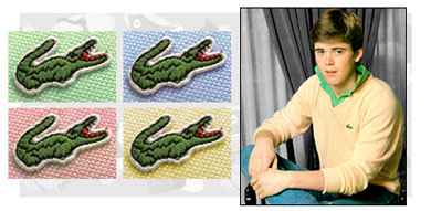 what brand of clothes has an alligator logo