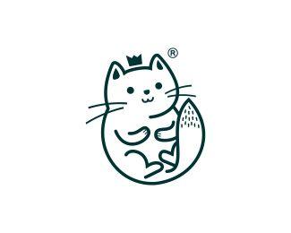 Cute Cat Logo - cutecat Designed