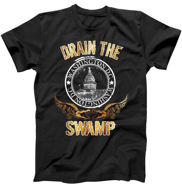 Alligator Clothing Logo - Drain The Swamp Washington DC Alligator Logo Trump T Shirt