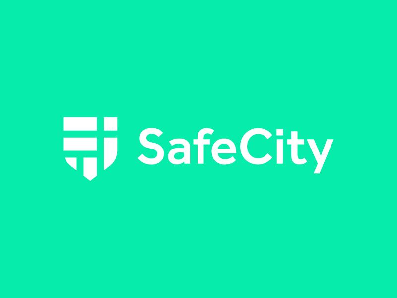 Guide Map Logo - SafeCity / shield / map / logo design by Deividas Bielskis ...