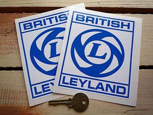 L Blue Square Logo - British Leyland square `L¿ logo stickers Mini 1275GT MG