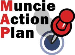 Guide Map Logo - Muncie Action Plan