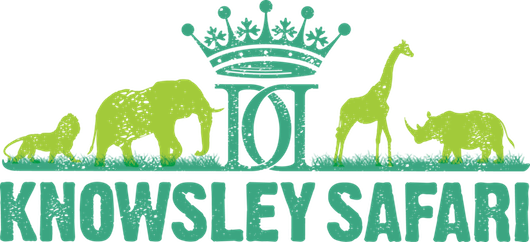 Wildlife Safari Logo - Knowsley Safari, five mile safari drive near Liverpool and Manchester