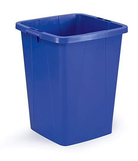 L Blue Square Logo - Durable Durabin Square Bin - Blue, 90 L: Amazon.co.uk: Kitchen & Home