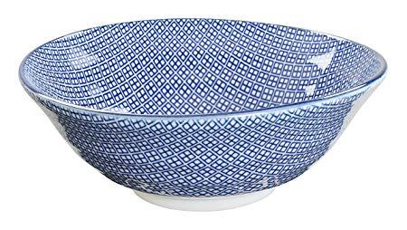 L Blue Square Logo - TOKYO design studio Nippon Blue Square Soba Bowl 21 x 7.8 cm 1.1 L