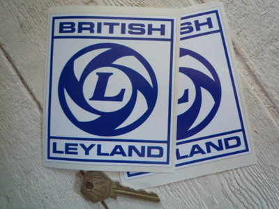 L Blue Square Logo - British Leyland Square 'L' Logo Stickers. 4