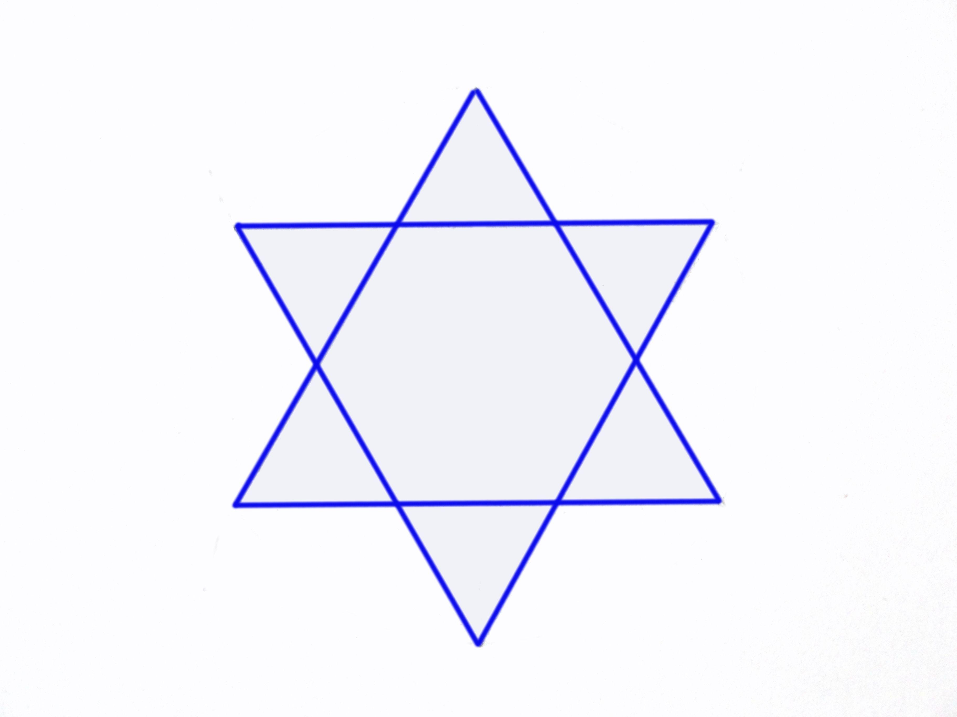 Star of David Logo - How to Create the Star of David Using a Pencil, Ruler and Compass
