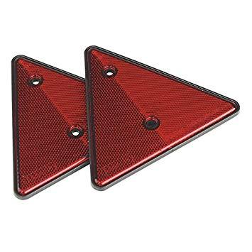 Red Triangle Automotive Logo - Sealey TB17 Rear Reflective Red Triangle Pack of 2: Amazon.co.uk