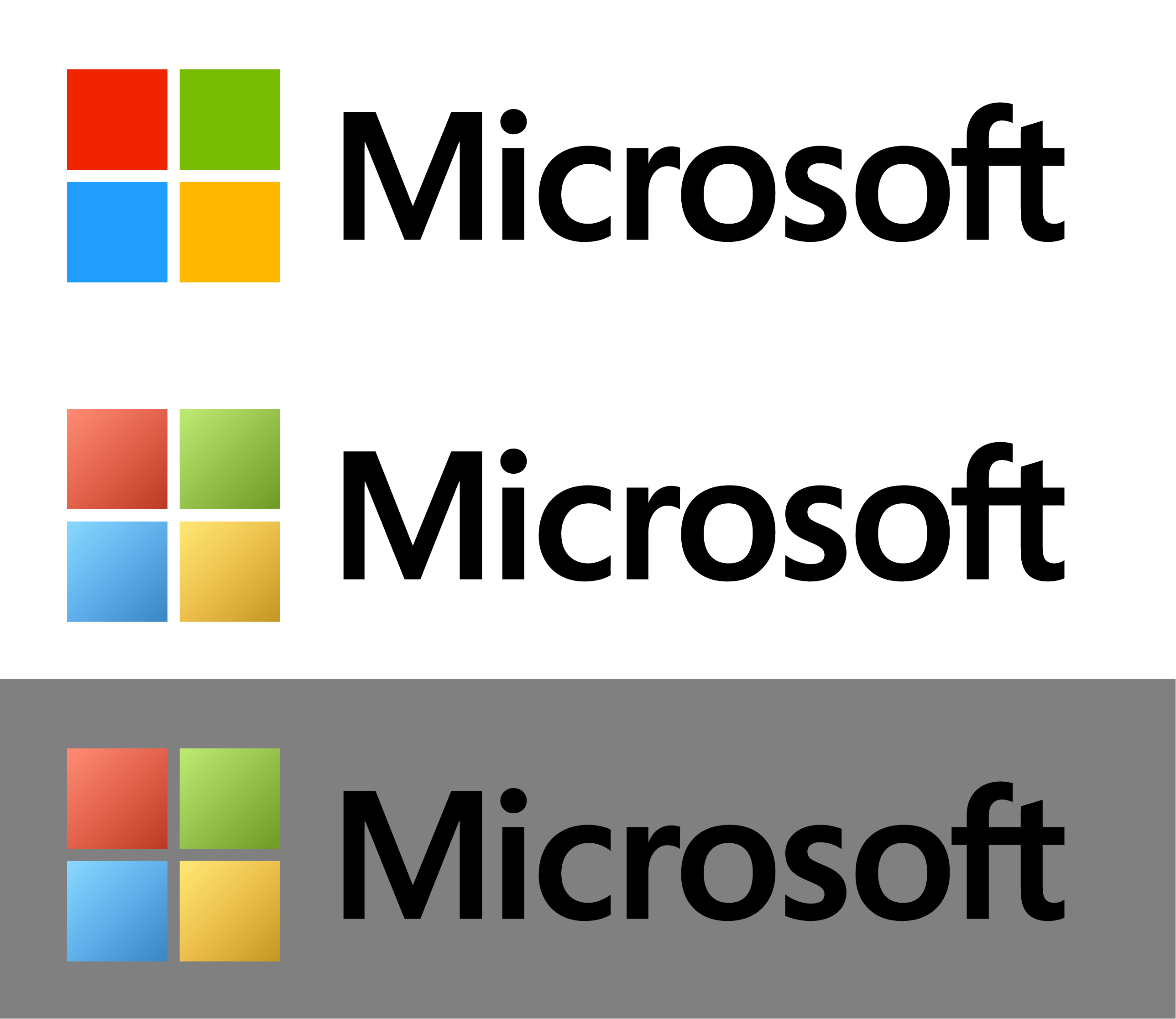 Current Microsoft Logo - Microsoft Logo Update Final