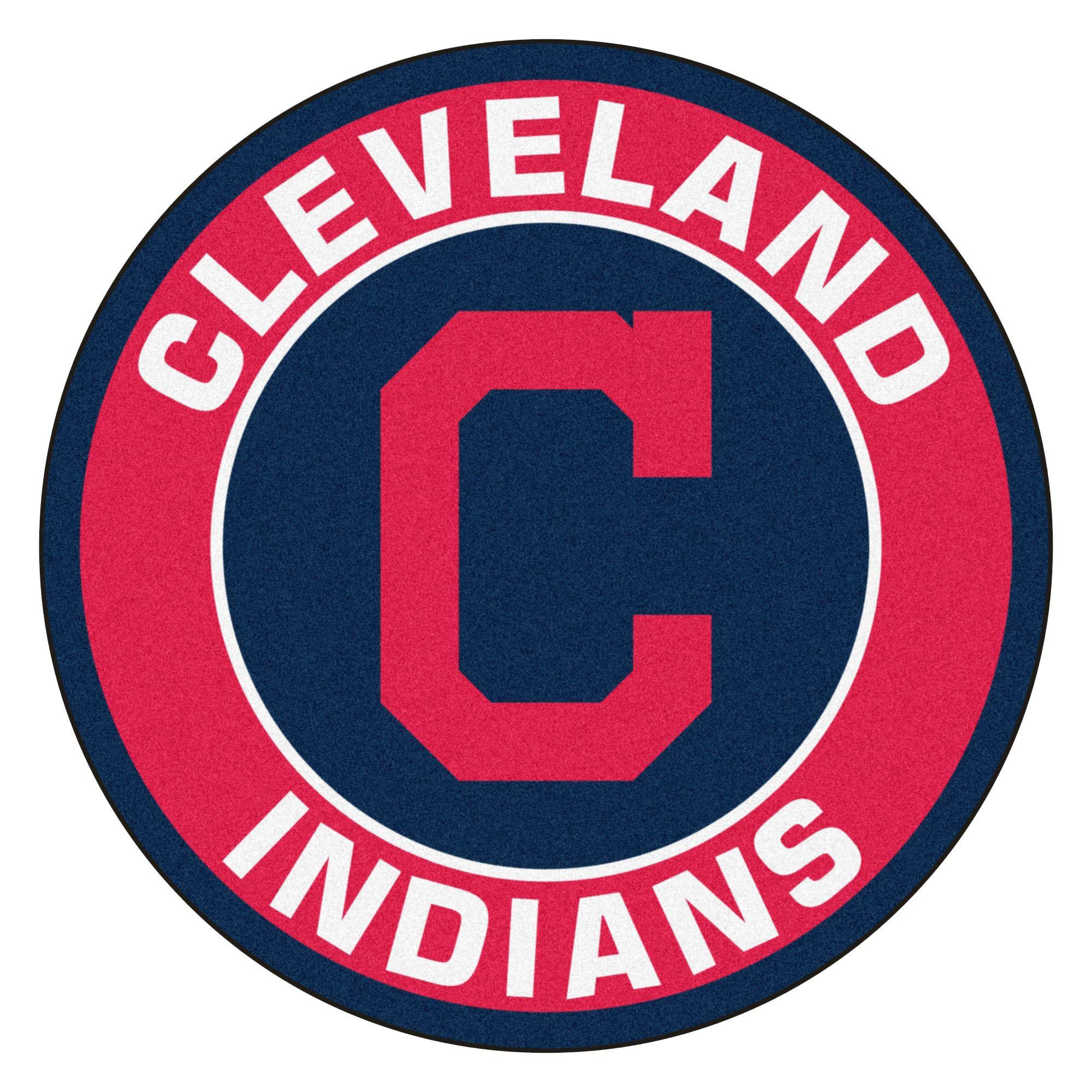 Cleveland Indians Logo - For all those MLB fans out there: round rugs featuring your favorite ...