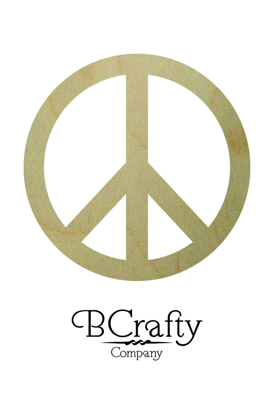 Peace Sign Company Logo - Wooden Peace Sign Cutout | Wooden Peace Sign Craft Shape