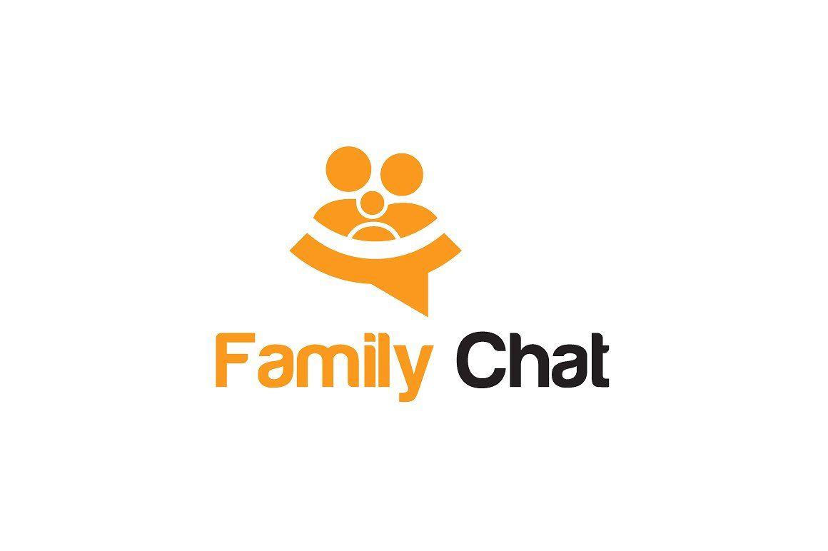 Google Chat Logo - Family Chat Logo Template ~ Logo Templates ~ Creative Market